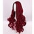 ieftine Peruci Costum-peruci cosplay iedera otrăvitoare 70 cm roșu vin lung ondulat perucă din păr sintetic rezistent la căldură perucă de Halloween