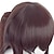 economico Parrucche da gioco-Parrucca e Supporto Hutao di Genshin Impact Parrucca con Treccine Marroni Cosplay di Gioco Anime Capelli Lisci per Festa Parrucche di Halloween