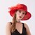 cheap Hats-Women&#039;s Elegant &amp; Luxurious Party Wedding Street Party Hat Ribbon bow Mesh Bowknot Dark Blue Beige Hat Portable Sun Protection Ultraviolet Resistant / Black / White / Red / Green / Purple
