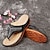 billige Sandaler til kvinder-Dame Sandaler Wedge-sandaler Kile Hæl Rund Tå Gummi PU Hjemmesko Ensfarvet Sort Rød Kakifarvet