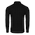 cheap Men&#039;s Pullover Sweater-Men&#039;s Sweater Pullover Sweater Jumper Turtleneck Sweater Knit Knitted Solid Color Turtleneck Stylish Vintage Style Daily Date Clothing Apparel Winter Fall Black Khaki S M L
