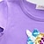 cheap Dresses-Kids Girls&#039; Dress Geometric Short Sleeve Sequins Tulle Print Active Cotton Midi Pink Purple Fuchsia