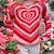 cheap Sweaters &amp; Cardigans-Women&#039;s Sweater Pullover Jumper Heart Print Cotton Stylish Casual Soft Long Sleeve Regular Fit Sweater Cardigans Fall Winter Turtleneck Green Blue Red / Holiday