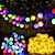 cheap LED String Lights-Outdoor Solar String Light Solar LED String Lights Matte Bulb Warm White Colorful White 8 Mode Outdoor Waterproof 7M 50LEDs Fairy Lights Christmas Wedding Holiday Decoration Lights Garden Light