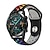 halpa Kellonrannekkeet Samsung-Älykäs ranneke varten Samsung Galaxy Huawei Watch 4 Classic Watch 3 Active 2 Gear S3 Frontier 46mm 45mm 44mm 42mm 41mm 40mm, 22mm 20mm Watch Band Urheiluhihna Silikoni Pehmeä Elastinen Hengittävä