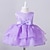 cheap Dresses-Baby Girls‘ Party Dress Solid Color Bow Newborn Dress Wedding Christening Sleeveless Cute Dresses Summer White Purple Rosy Pink