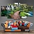cheap Landscape Prints-5 Panels Wall Art Canvas Prints Painting Artwork Picture Waterfall Painting Home Decoration Decor Rolled Canvas No Frame Unframed Unstretched
