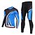 cheap Men&#039;s Clothing Sets-21Grams® Men&#039;s Long Sleeve Cycling Jersey with Tights Winter Fleece Spandex Polyester Blue / Black Bike Clothing Suit 3D Pad Breathable Quick Dry Moisture Wicking Back Pocket Sports Geometric