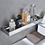 abordables Estantes para baño-estante de baño nuevo diseño de acero inoxidable montado en la pared estante de baño bandeja colgante frente al espejo de la ducha