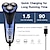 זול גילוח והסרת שיער-מכונת גילוח חשמלית לגברים USB נטענת תלת מימדית לגבר גילוח 3d זקן לגילוח זקן לקצץ זקן ipx7 עמיד למים&amp;amp; מכשירי LED זקן יבשים ורטובים