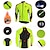 ieftine Jachete și jachete pentru bărbați-Din fericire Bărbați Jachetă de ciclism cu pantaloni Jachetă din lână Iarnă Termic cald Rezistent la Vânt Pad 3D Respirabil Bicicletă Veste Costume Ciclism montan Ciclism stradal Verde Rosu Albastru