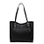 cheap Handbag &amp; Totes-Women&#039;s Tote PU Leather Daily Going out Zipper Solid Color Black White Brown