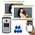 cheap Video Door Phone Systems-LITBest Wired &amp; Wireless Photographed / Recording / RFID 9.7 inch Hands-free One to Two video doorphone