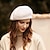 זול כובע מסיבות-כובעים אביזר לשיער צמר כובע כומתה (בארט) חתונה מסיבת תה קנטקי דרבי מירוץ סוסים יום הנשים פשוט אלגנטית עם פאייטים צבע טהור כיסוי ראש כיסוי ראש