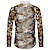 billige grafiske skjorter for menn-Herre Skjorte Grafisk skjorte Gepardmønster Krage Gul 3D-utskrift utendørs Avslappet Langermet 3D-utskrift Knapp ned Klær Mote Designer Fritid Bekvem