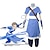cheap Anime Cosplay-Inspired by Avatar:The Legend of Korra Katara Anime Cosplay Costumes Japanese Cosplay Suits Leotard / Onesie Pants Gloves For Men&#039;s / Neckwear / Neckwear