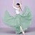 זול הלבשה לריקודים סלוניים-חצאיות אולמות נשפים צבע טהור תחפושות ביצועים יומיומיים של נשים אימון יומי ללבוש שיפון טבעי