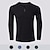 cheap Men&#039;s Clothing-Men&#039;s T shirt Tee Shirt Solid Color V Neck Button Down Collar Casual Daily Long Sleeve Button-Down Tops Simple Basic Formal Fashion Green Black Blue