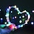 رخيصةأون أضواء شريط LED-30 قطعة 12 قطعة 6 قطع أضواء الجنية تعمل بالبطارية (متضمنة) أضواء 600LED 240LED 120LED سلسلة صغيرة مقاومة للماء سلك نحاسي أضواء Firefly المرصعة بالنجوم لحفلات الهالوين وديكورات أعياد الميلاد