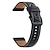 levne Pásky na hodinky Samsung-Pásek hodinek pro Samsung Watch 3 45mm, Galaxy Wacth 46mm, Gear S3 Classic / Frontier, Gear 2 Neo Live Pravá kůže Výměna, nahrazení Popruh 22mm Náramek