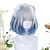 billige Kostumeparykker-syntetisk kort bob farve lolita anime parykker med luft pandehår til kvinder naturligt falsk hår sort blå lolite cosplay paryk halloween paryk