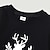 cheap Tops-Christmas Tops Family Look Cotton Deer Letter Animal Christmas Gifts Print Black Red Long Sleeve Basic Matching Outfits / Fall / Spring / Cute