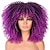 cheap Black &amp; African Wigs-Brown Wigs for Women Synthetic Wig Curly Asymmetrical Wig Short A11 Synthetic Hair Women&#039;s Cosplay Soft Party Brown Blonde Carnival Wigs