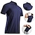 cheap Golf Clothing-21Grams FIT Men&#039;s Golf Shirt Tennis Shirt Breathable Quick Dry Moisture Wicking Short Sleeve T Shirt Top Slim Fit Patchwork Solid Color Summer Tennis Golf Running / Stretchy / Lightweight