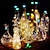 cheap LED String Lights-20 Pack Wine Bottle Lights with Cork 20LEDS Fairy Battery Operated Mini Lights Diamond Shaped LED Cork Lights for Wine Bottles DIY Party Decor Christmas Halloween Wedding Festival