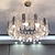 ieftine Candelabre-lumini pandantive cu led 60 cm lanternă design design candelabru din oțel inoxidabil galvanizat modern 110-240v
