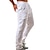 cheap Linen Pants-Men&#039;s Linen Pants Trousers Summer Pants Beach Pants Drawstring Plain Comfort Breathable Full Length Yoga Casual Weekend Streetwear Slim Black White Micro-elastic