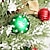 abordables Décorations de Noël-Ensemble de boules de noël peintes, 58 pièces/ensemble, sac cadeau, pendentif d&#039;arbre de noël, décorations de noël