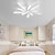 cheap Dimmable Ceiling Lights-LED Dimmable Ceiling Light  Modern Dandelion Nordic Style  Acrylic Ceiling Panel Lamp Minimalist Layered Design Living Room Dining Room Lights AC220V ONLY DIMMABLE WITH REMOTE CONTROL