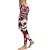 ieftine Jambiere și colanți de yoga-Pentru femei Jambiere de yoga Controlul abdomenului Lift Fesier Talie Înaltă Yoga Fitness Gimnastică antrenament Cranii Negru Galben Roz Spandex Sport Îmbrăcăminte de Sport  Înaltă Elasticitate