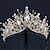 billiga Hårstylingstillbehör-strass legering stor krona handgjorda accessoarer atmosfärisk styling håraccessoarer gyllene klänning krona