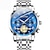 abordables Relojes de Cuarzo-OLEVS Relojes de cuarzo para Hombre Analógico Cuarzo Moda Elegante Estilo moderno Esfera Grande Fecha del día Metal Acero Inoxidable