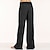 cheap Sports &amp; Outdoors-Women&#039;s Casual Classic Wide Leg Elastic Waistband Palazzo Wide Leg Trousers Plus Size Full Length Pants Micro-elastic Athletic Athleisure Cotton High Waist Breathable Quick Dry Loose Black Blue Dark