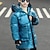 abordables Veste en duvet et parka pour garçon-Duvet Manteau Parka Enfants Garçon manche longue Bleu Argent Rouge Bande dessinée Lettre Plein Poche Polyester Casual du quotidien Actif Le style mignon 3-8 ans / Automne / Printemps
