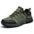 cheap Sports &amp; Outdoor Shoes-Men&#039;s Hiking Shoes Sneakers Walking Shoes Shock Absorption Breathable Lightweight Wearproof Low-Top Fishing Hiking Climbing Leather Autumn / Fall Spring Army Green Grey Khaki / Cross-Country