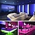 cheap LED Strip Lights-LED Strip Lights 65.6Ft-20M Color Changing LED Light Strips with Music Sync Remote Built-in Mic Bluetooth App Control RGB LED Lights for Bedroom Party Kitchen TV Home