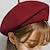 cheap Super Sale-Women&#039;s Beret Hat Solid / Plain Color Sports &amp; Outdoor Holiday Wool Cotton Casual Sweet 1 pcs