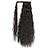 cheap Ponytails-Corn Wavy Long Ponytail Synthetic Hairpiece Wrap on Clip Hair Extensions Ombre Brown Pony Tail Blonde Fake Hair