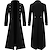 cheap Historical &amp; Vintage Costumes-Retro Vintage Punk &amp; Gothic Medieval 17th Century Coat Trench Coat Outerwear Plague Doctor Men&#039;s Masquerade Party Coat