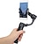 tanie Kijki do selfie-3-osiowy ręczny stabilizator strzelania do telefonu vlog tracking anti-shake ręczny kijek do selfie z głowicą kulową bluetooth wysuwana maksymalna długość 32 cm dla uniwersalnego androida/iosa/gopro