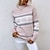 cheap Knit sweater-Women&#039;s Ugly Christmas Sweater Pullover Sweater Jumper Jumper Ribbed Knit Knitted Snowflake Turtleneck Vintage Style Christmas Holiday Winter Fall Blue Pink S M L