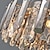 economico Lampadari-lampade a sospensione a led 60 cm pendente lanterna design lampadario in acciaio inox elettrolitico moderno 110-240v