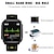 Недорогие Смарт-часы-F16 Умные часы 1.4 дюймовый Смарт Часы Умные браслеты Bluetooth ЭКГ + PPG Педометр Напоминание о звонке Фитнес-трекер Датчик для отслеживания активности Совместим с Android iOS IP 67 Женский Мужчины