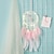 preiswerte Traumfänger-Boho Traumfänger handgemachtes Geschenk Wandbehang Dekor Kunst Ornament Handwerk Schmetterlingsfeder für Kinder Schlafzimmer Hochzeitsfest