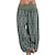 cheap Yoga Pants &amp; Bloomers-Women‘s Harem Pants Wide Leg Fold Over Waist Palazzo Bohemia Zumba Belly Dance Yoga Bloomers Bottoms Elephant Hippie Boho Navy ArmyGreen White Plus Size Sports Activewear