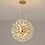 voordelige Spoetnik-ontwerp-50 cm hanger lantaarn design kroonluchter metaal gegalvaniseerd led 110-240v